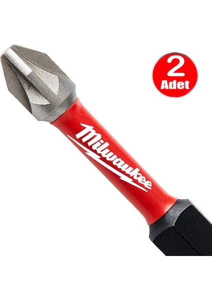 Bits Yıldız Uç Vidalama Matkap Ucu Pz2 x 50MM -2 Adet