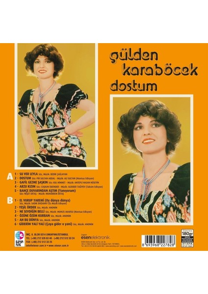 Gülden Karaböcek - Dostum (Plak)
