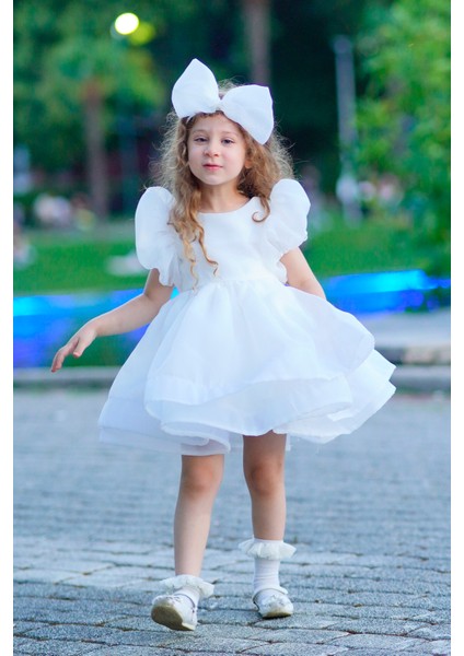 Kız Çocuk Abiye Kız Çocuk Elbise Kız Çocuk Düğün Elbise Karpuz Kol Karolin modelleri