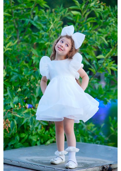 Kız Çocuk Abiye Kız Çocuk Elbise Kız Çocuk Düğün Elbise Karpuz Kol Karolin fırsatları