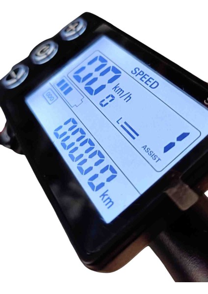 Elektrikli Bisiklet Beyin 36V 16A Brushless Motor Sürücü + LCD 998S Ekran Takımı – Su Geçirmez Konnektörlü