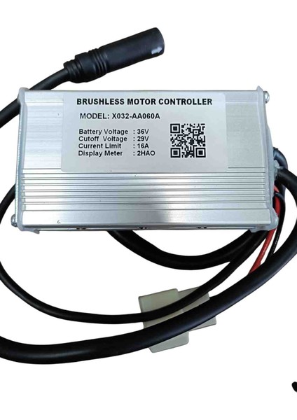 Elektrikli Bisiklet Beyin 36V 16A Brushless Motor Sürücü + LCD 998S Ekran Takımı – Su Geçirmez Konnektörlü