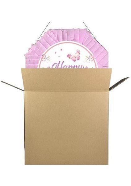 Kelebek desenli Pembe Pinyata happy birthday 42 cm pembe sopalı Doğum Günü Eğlencesi ve Parti Oyunu fiyatları