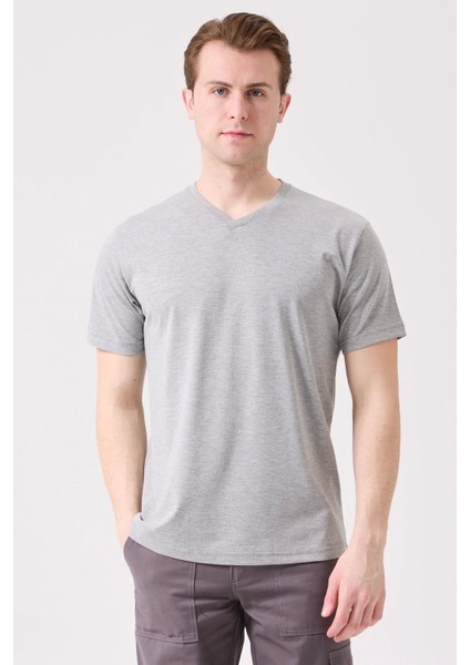 Herba V Yaka T-Shirt - Nefes Alabilir, Rahat ve Şık Tasarım