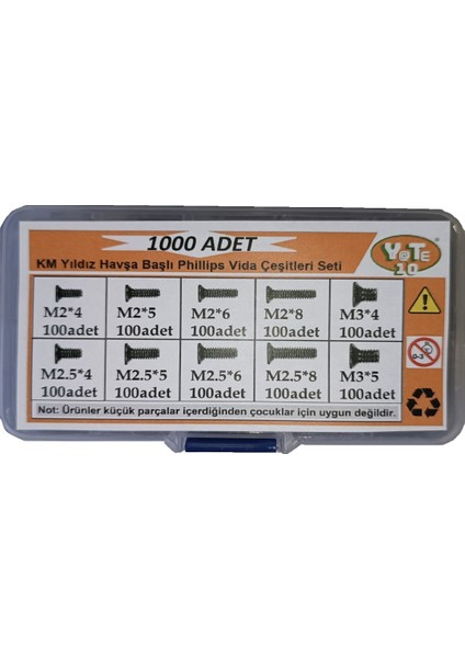 Laptop Vida Seti 1000 Adet Kutulu