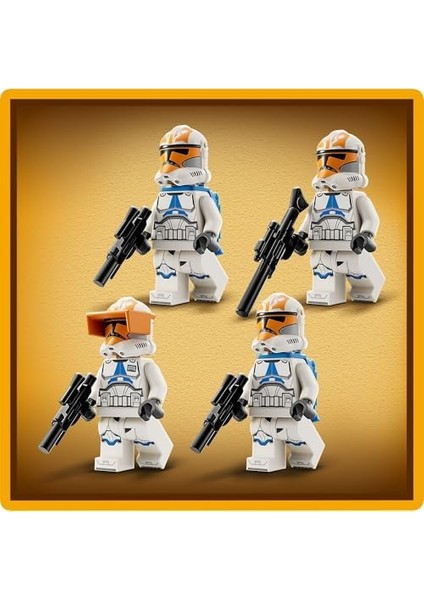 ™ 332. Ahsoka'nın Klon Trooper I Savaş Paketi 75359-6 Yaş ve Üzeri Hayranı Çocuklar Için Yaratıcı Oyuncak Yapım Seti (108 Parça)