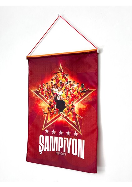 Saten Kumaş Poster (50X70 Cm) Şampiyon Galatasaray Temalı fiyatları