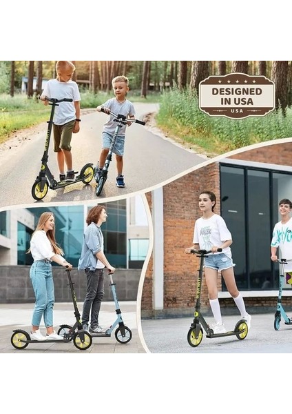Kick Scooter 6 Yaş ve Üzeri Sarı indirimleri
