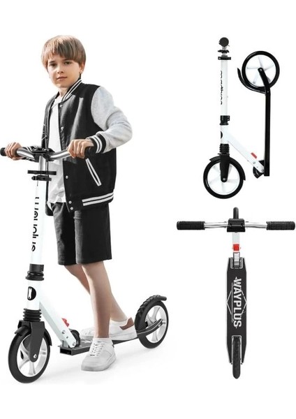 Kick Scooter 6 Yaş ve Üzeri Beyaz