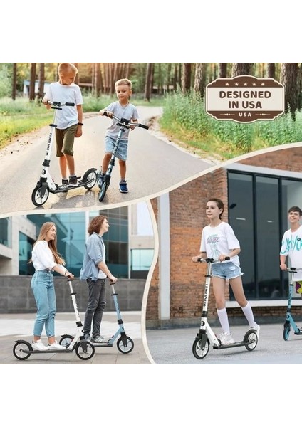 Kick Scooter 6 Yaş ve Üzeri Beyaz