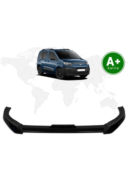 Fiat Doblo Ön Lip Parlak Siyah 2023 Model ve Sonrası