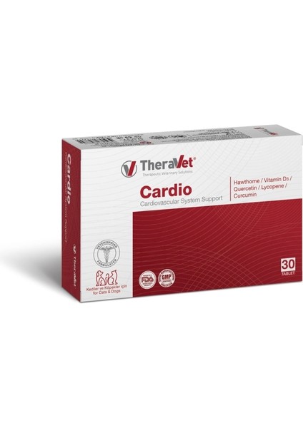 Cardio Kedi Köpek Kalpsağlığı Destekleyici Yenilebilir Tablet 30'lu