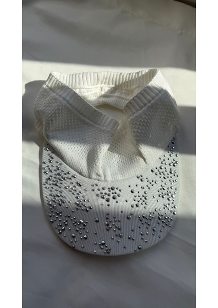 Taşlı Visor Şapka