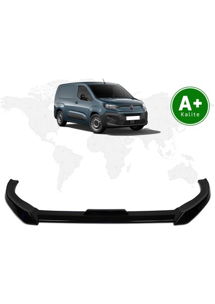 Citroen Berlingo Panelvan Ön Lip Parlak Siyah 2024 Model ve Sonrası