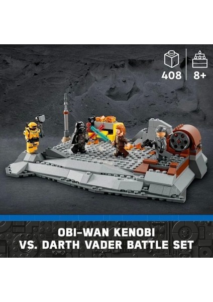 ® Star Wars™ Obi-Wan Kenobi™ Darth Vader™'a Karşı 75334 Yapım Seti (408 Parça) Multicolor
