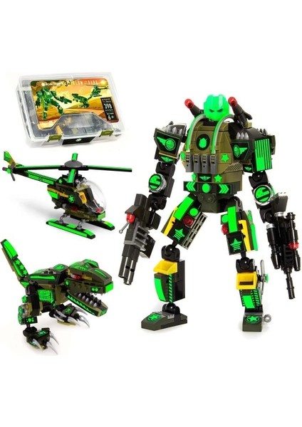 Jitterygit Robot Yapı Oyuncak Army Robot