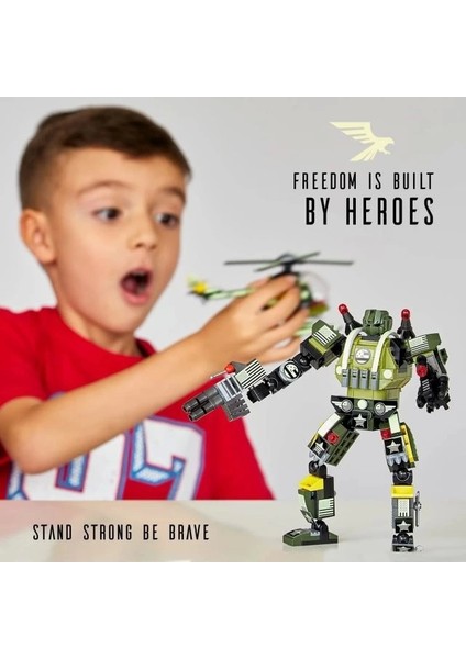 Jitterygit Robot Yapı Oyuncak Army Robot fırsatları