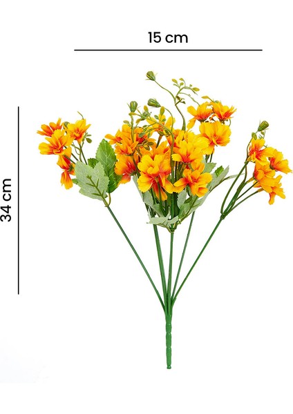 Dekoratif Yapay Papatya - 34 cm fırsatları