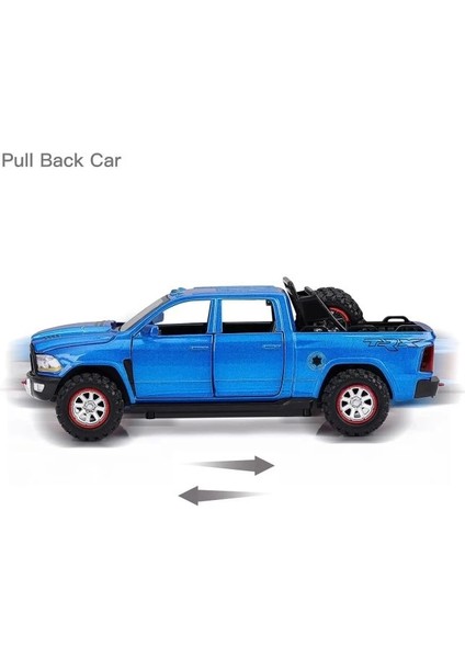 Ram 1500 Kamyonet Pres Döküm Model Arabalar Mavi