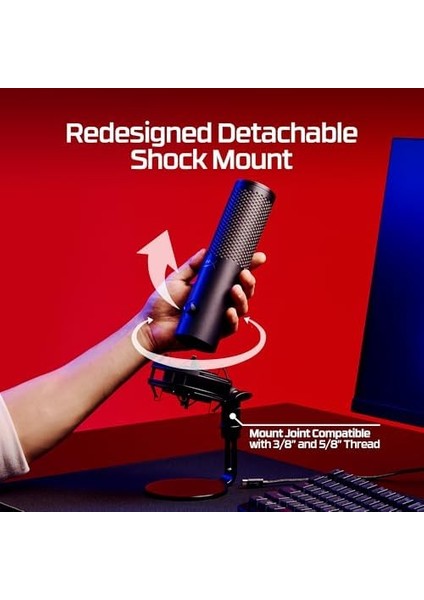Quadcast 2 S - USB Microphone Siyah