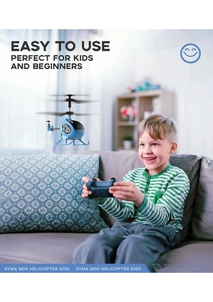 S100 Uzaktan Kumandalı Mini Helikopter Blue fiyatları