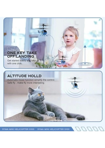 S100 Uzaktan Kumandalı Mini Helikopter Blue modelleri