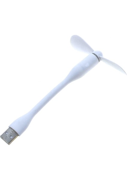 Sun USB Mini Fan, Sessiz Esnek Mini Fan Taşınabilir USB Mini Soğutma Fanı Soğutucu, Sessiz Seyahat Fanı (Beyaz)