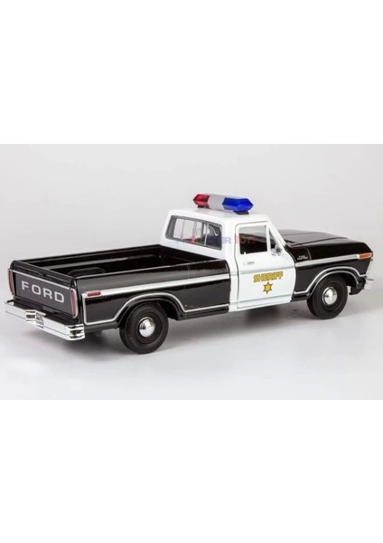 Motor Max 1:24 1979 Ford F-150 Custom Polis Arabası Sheriff