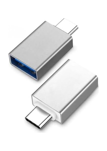 C USB 3.1 To USB 3.0 Dönüştürücü Otg Çevirici Adaptör Metal Macbook, Type-C Dönüştürücü Bellek, Mini Boy