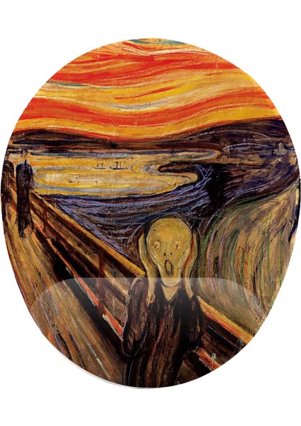 Çığlık Scream Bilek Destekli Mouse Pad
