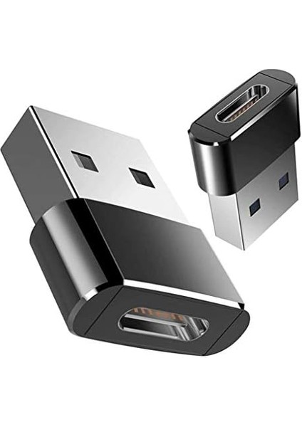 USB 3.0 To Type C 3.1 Şarj Data Çevirici Dönüştürücü Adaptör 4429 Siyah