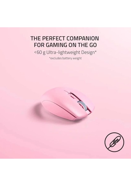 Orochi V2 Mobil Kablosuz Oyun Mouse Quartz Pink
