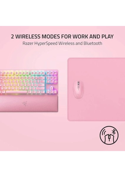 Orochi V2 Mobil Kablosuz Oyun Mouse Quartz Pink