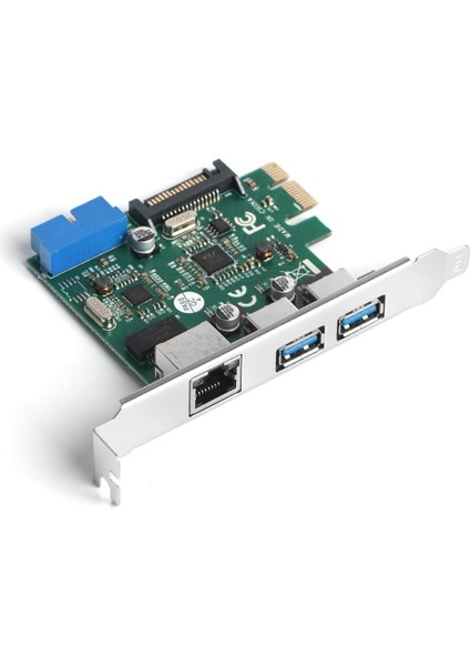 2 x Usb3.0 + Gigabit Lan Pcıe X1 Ağ Ethernet Kartı (Dk-Nt-Peglanu2)