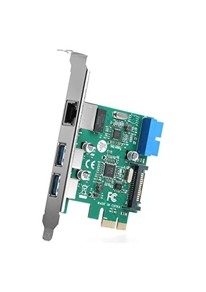 2 x Usb3.0 + Gigabit Lan Pcıe X1 Ağ Ethernet Kartı (Dk-Nt-Peglanu2)