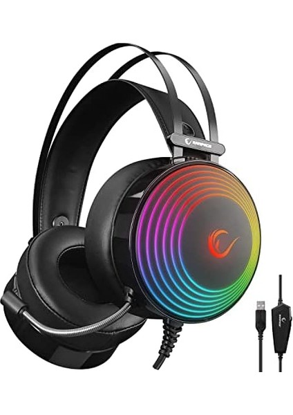 RM-K97 Helıx USB 7,1 Version Rgb Gaming Mikrofonlu Oyuncu Kulaklığı