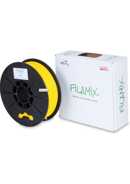 Pla + 1.75 mm Filament 1 kg Plus Sarı