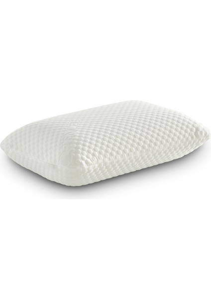 Tencel Kılıf, Ortopedik, Sertifikalı Visco Sünger Yastık 60X40X15 cm 1250GR Omuz/boyun Destekli