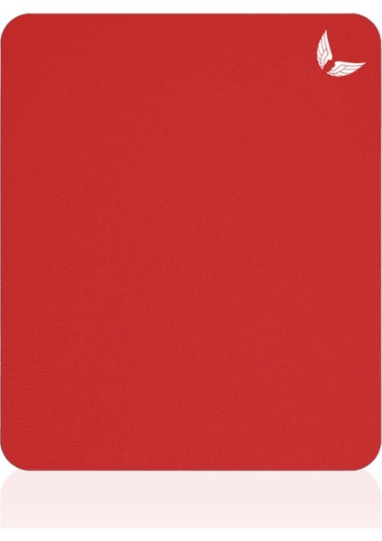 Mini Office Mouse Pad 22X18 Cm, Küçük Boy - Small Ofis Tipi Kaymaz Taban Mouse Ped, Fare Altlığı, Düz Masa Koruyucu Klavye Altı Mousepad (Kırmızı)