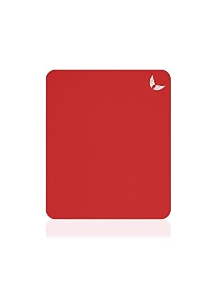 Mini Office Mouse Pad 22X18 Cm, Küçük Boy - Small Ofis Tipi Kaymaz Taban Mouse Ped, Fare Altlığı, Düz Masa Koruyucu Klavye Altı Mousepad (Kırmızı)