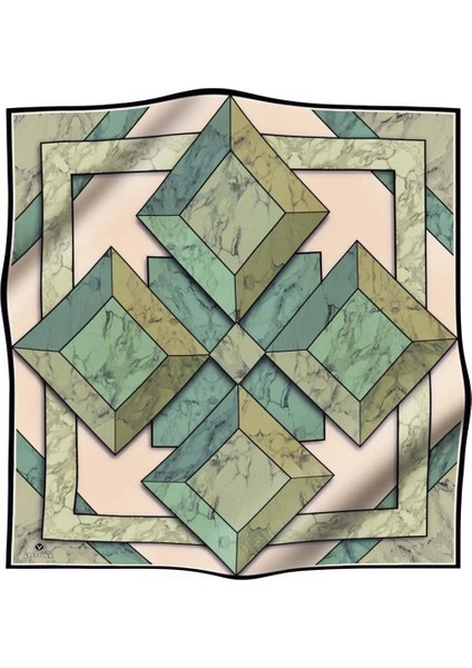 Twill Ipek Eşarp Mint Yeşili, Haki fiyatları