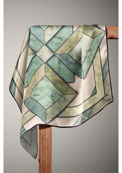 Twill Ipek Eşarp Mint Yeşili, Haki modelleri