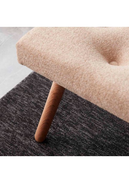 Masif Ayaklı Bench - Bej
