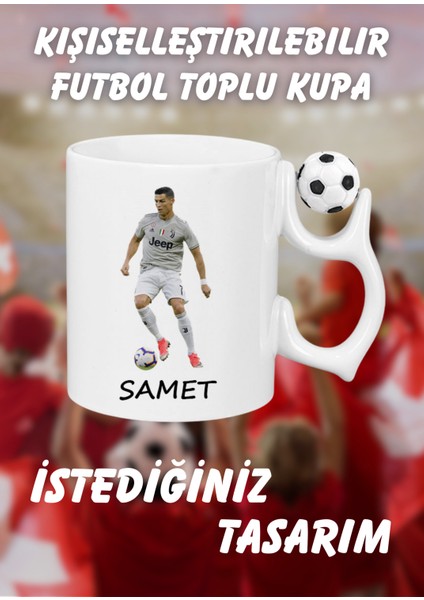 Kişiye Özel Kişiselleştirilebilir Futbol Toplu Kendin Tasarla Kupa Bardak fiyatları