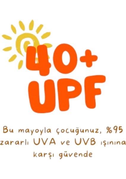 Unizee Swimsuit Upf 40+ Korumalı Bebek ve Çocuk Mayo