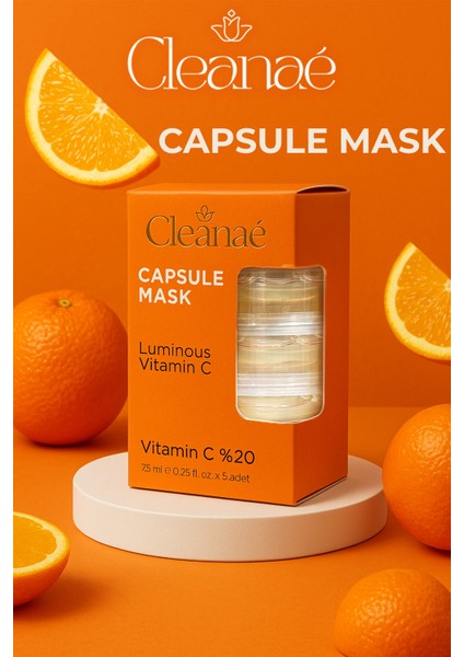 Cleanaé Luminous Vitamin C Kapsül Maske