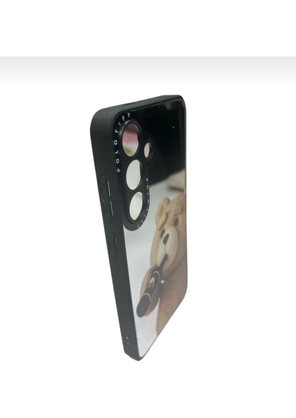 S24 Uyumlu Aynalı Desenli Kaliteli Silikon Telefon Kılıfı