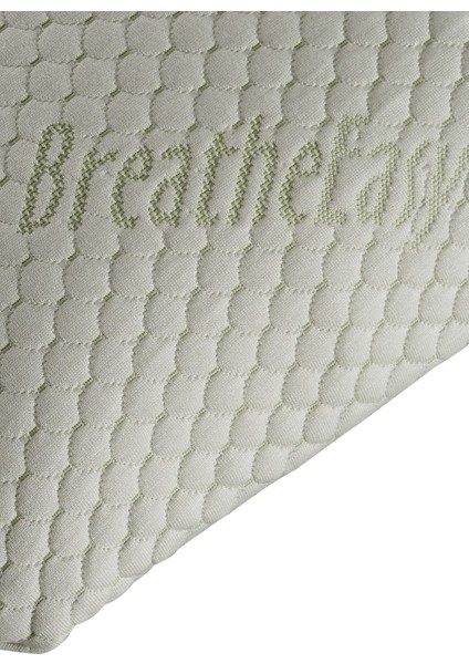 Breathe Easy Mentol Kılıflı Visco Visko Delikli Bütün Yastık 60X40CM 1150GR Omuz/boyun Destekli indirimleri