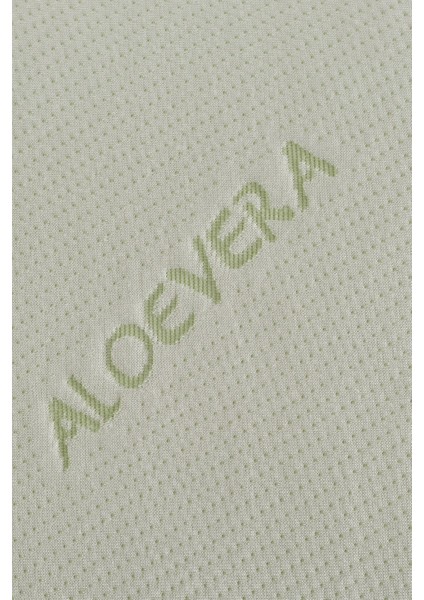 Aloevera Kılıflı Visco Visko Delikli Bütün Sünger Yastık 60X40X14 cm 1330 gr Omuz/boyun Destekli indirimleri