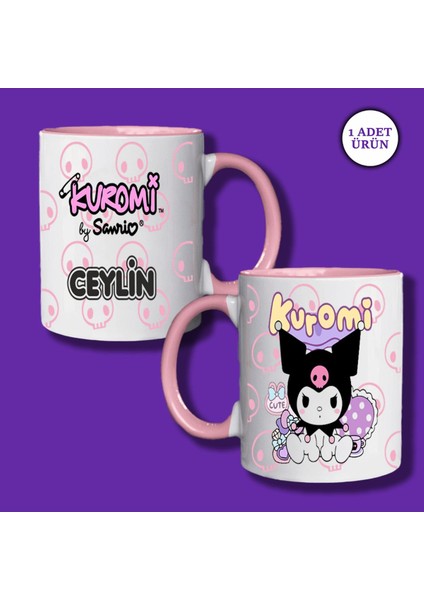 Kuromi Baskılı Kişiye Özel Kupa Bardak